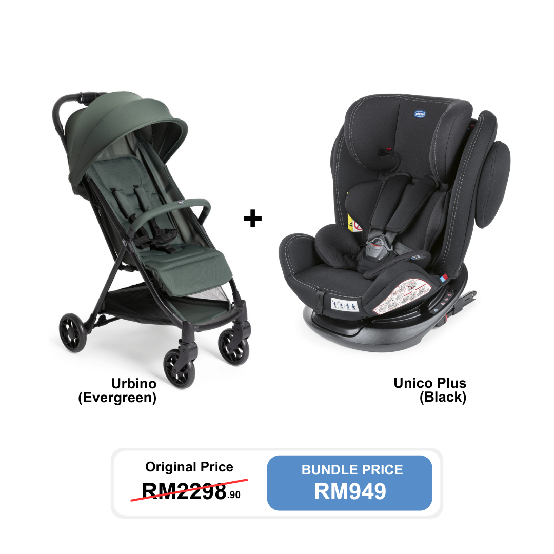 [Bundle Set] Chicco Unico Plus Car Seat + Chicco Urbino Stroller